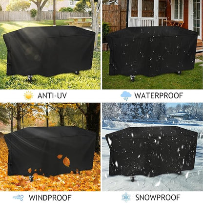Outdoor Heavy Duty Waterproof Grill Cover for Blackstone Original 44 inch 5 Burner Griddle Cover 1568,Black stone Bronco 5-Burner 44" Omnivore Propane Grill Cover 2426 for Blackstone Grill Accessories