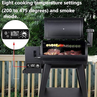 Control Board for Pit Boss Pellet Grill， for Pit Boss PB440D2/PB1150G etc Grill,with W/LCD Display Adjustable Temperature Size