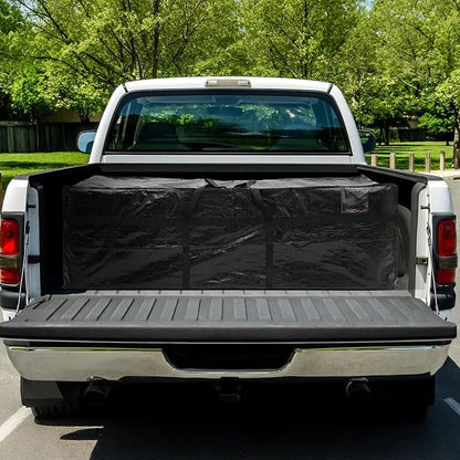 4 Pcs 176 Gallon Extra Large Moving Bags Heavy Duty Storage Bag with Strong Zipper Handle Foldable XXL Jumbo Storage Tote Packing Moving Box for College Dorm Travel Cloth Duffle (Black)