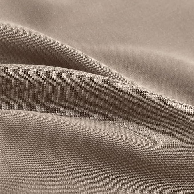 Khaki Textured Linen Rectangle Table Cloth Burlap Tan Fabric Tablecloth Rectangular Dining Table Cover Kitchen Decorations Boho Farmhouse Linen Tablecloths for Rectangle Tables 60x104 Inch