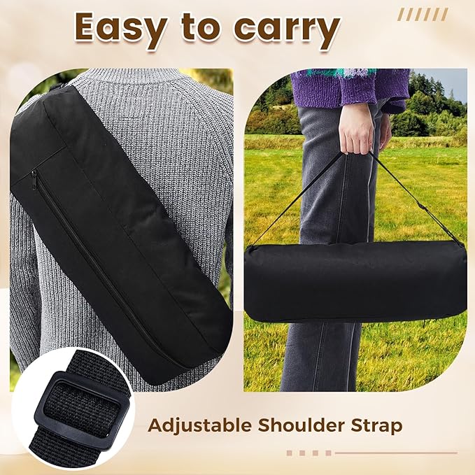 Amylove 2 Pcs Grill Utensil Storage Bags Waterproof BBQ Tool Storage Bags Barbecue Hardware Tool Foldable Grill Holder Pouch Oxford Cloth Accessory for Camping Hiking