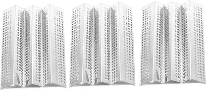 Replace parts 3-Pack Stainless Steel Heat Plate and 3-Pack Stainless Steel Burner,Replacement for American Outdoor Grill Gas Grills 24NB, 24NG, 24NP, 24PC, 36NB, 36PC