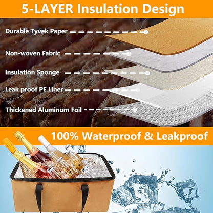 BBQ Meat Resting Blanket, Reusable Meat Resting Bag for resting meat for Smoker Accessories/Kitchen/Dough/Party/Picnic/Camping,Christmas Birthday Gift for Men and BBQ Lovers（15inch）