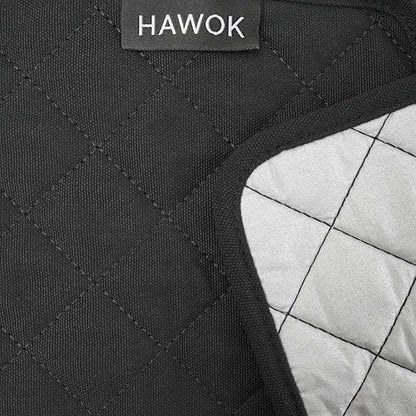 HAWOK 6 Piece Stove Set, Potable Cast Iron Charcoal Grill Stove with 1QT Dutch Oven, with Multipurpose Lid, Five-Leg Buffet Tray, Multipurpose Mini BBQ Stove Set