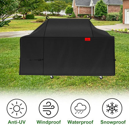 Grill Cover Fits Traeger Timberline XL Wood Pellet Grill (TBB01RLG),Outdoor Full-Length Heavy Duty Waterproof 600D BBQ Cover, Compared to Traeger BAC639 & BAC603 77" D x 29" W x 47" H