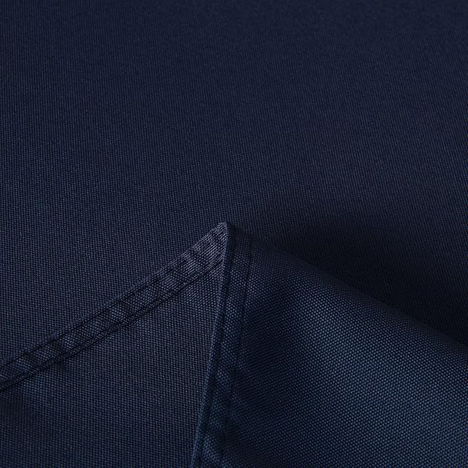 sancua Rectangle Tablecloth - 70 x 108 Inch - Stain and Wrinkle Resistant Washable Polyester Table Cloth, Decorative Fabric Table Cover for Dining Tables, Buffet Parties and Camping, Navy
