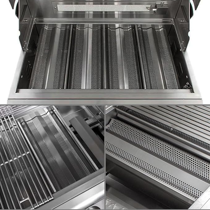 Oklagarden Flame Tamer Grill Replacement Parts for Blaze Grill Parts BLZ-4 BLZ-4-Cart BLZ-4-LP BLZ-4-NG 32 Inch 4-Burner Grill Parts 25” 40” 4 5 Burner Grill Heat Tent Shields BLZ-3 BLZ-5 BLZ-3-Cart