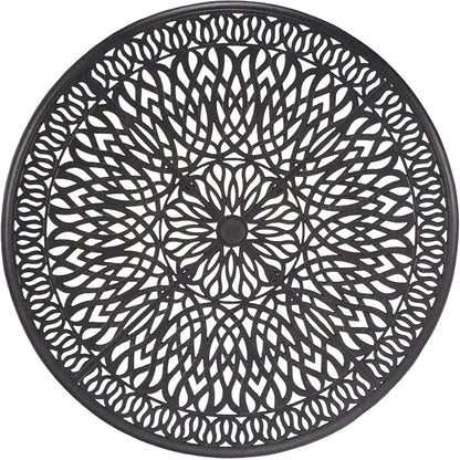Homestyles Capri Outdoor Dining Table, Capri, Charcoal