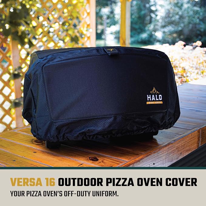 Halo Versa 16 Propane Gas Outdoor Pizza Oven with Rotating Cooking Stone | Portable Appliance for all Outdoor Kitchens | Oven Cover Included