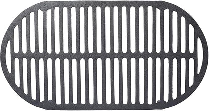 Oval Cast Iron Grill Outdoor, Portable Charcoal Grill and Tabletop Cast Iron Skillet - 100% Cast Iron, Enameled, Durable, Small Charcoal Grill, Camping Stove, Hibachi Grill