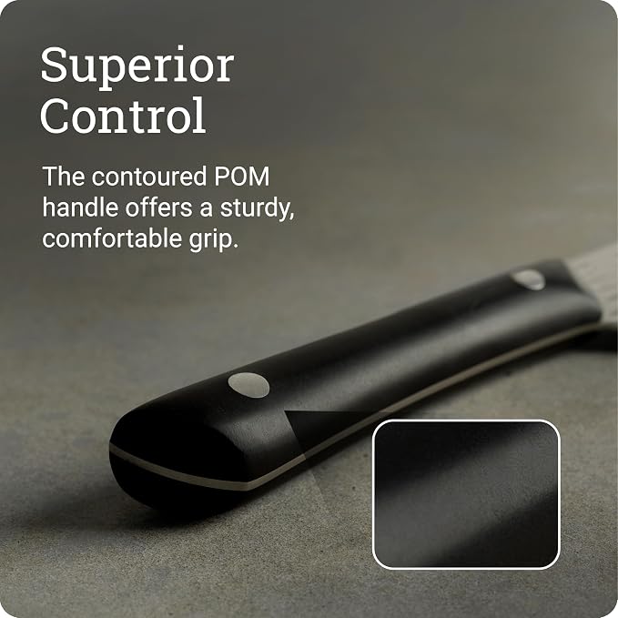 Kai PRO 6" Chef's Knife | Hand Sharpened Kitchen Knife, Japanese AUS6M Stainless Steel Blade, Full-Tang POM Handle