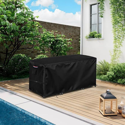 TheElves Patio Table Cover 76"Lx29"Wx36"H for Domi Outdoor Bar Table | Waterproof Dustproof Weather Protection Outdoor Table Cover for Prep Table, Side Table, Grill Cart, Bar Cabinet, Dining Table
