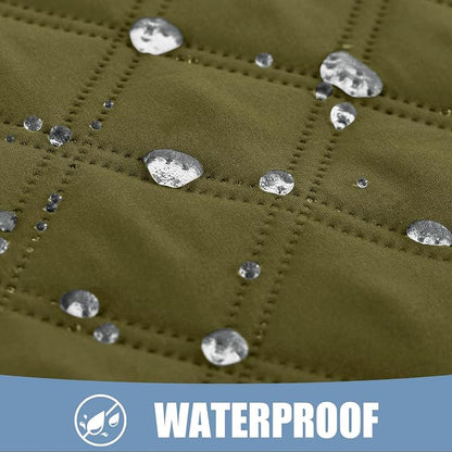 Smiry Waterproof Reversible Dog Bed Cover Pet Blanket | Pet Friendly, Soft Fabric, Washable Dog Blanket for Furniture Bed Couch Sofa, Checkered (82"x82", Green/Navy)