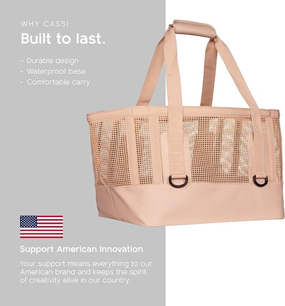 MISSION Boat Gear CASSI Heavy-Duty Outdoor Tote and Waterproof Marine-Grade Mesh Boat Bags