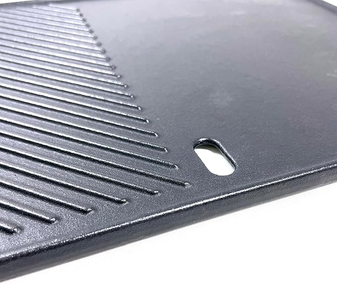 DC134 17" x 13.2" Cast iron Replacement Griddle for Nexgrill 720-0830H, 720-0783E, 720-0888N, 720-0888, 720-0697, Fit for Charbroil 463241113, 463449914, Kenmore 720-0670A, 41516106210