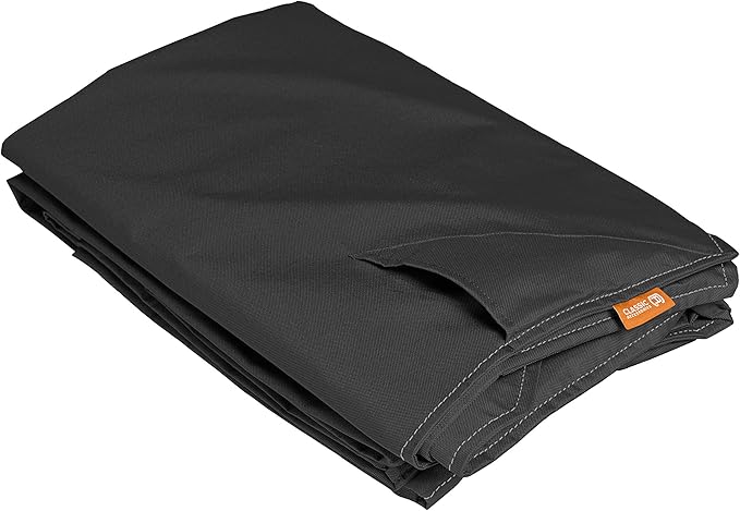 Classic Accessories Storigami Easy Fold Water-Resistant 70 Inch BBQ Grill Cover, Charcoal Black