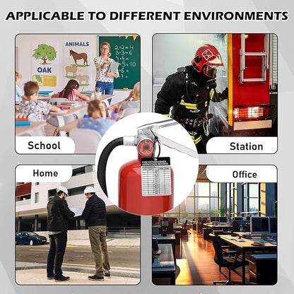 50 Sets Metal Inspection Tags Safety Inspection Tags Fire Extinguisher Inspection Sticker 2.2X3inch Fire Extinguisher Inspection Record Tag 2026-2029 with Handheld Hole Puncher for Indoor Outdoor (50)