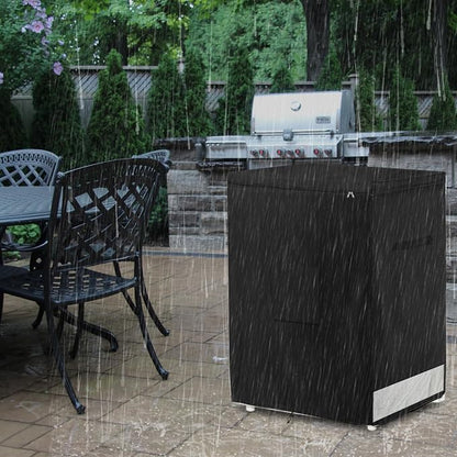 Deep Freezer Covers for Outside,Heavy Duty 600D Durable Chest Freezer Cover Waterproof,Outdoor Freezer Covers for Outside 3.5 Cubic Feet Chest Freezer,Top with Zipper to Open(23"W x 23"D x 34"H,Black)