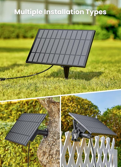 Brightown 58FT 26LED Solar String Lights Outdoor with USB Port, Shatterproof Bulbs, 3 Lighting Modes, Patio Lights Solar Powered for Camping Backyard Garden Decor - Last for 20+Hrs
