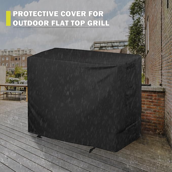 Griddle Cover for Charbroil 28" Performance Series 2-Burner Grill, Flat Top Grill Cover for Charbroil 28in Propane Gas Griddle 463459924 All Weather Protective Cover