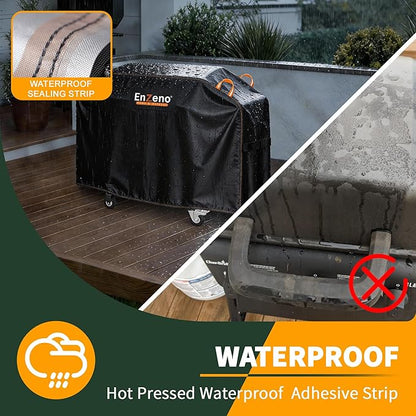 Enzeno Griddle Cover for Blackstone 36" Griddle,420D Oxford Cloth Barbeque Griddle Cover Waterproof UV and Fade Resistant Grill Cover with Straps