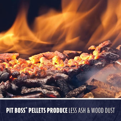 Pit Boss 100% All Natural BBQ Hardwood Pellets for Cooking, Grilling, and Smoking | 15 lbs. Wood Pellets for Pellet Grills and BBQ Smokers | Hickory Blend
