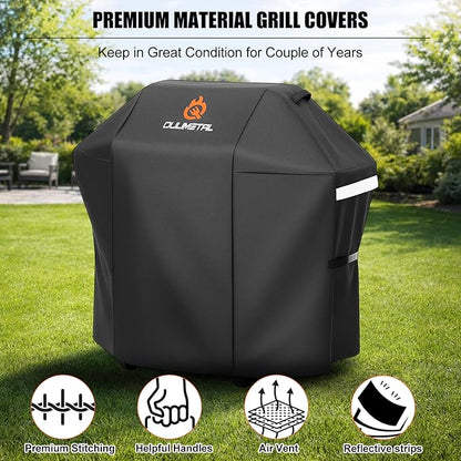 48 Inch for Weber Spirit 2 Grill Cover - 600D Heavy Duty Waterproof BBQ Grill Cover Waterproof Weather Resistant,UV & Fade Resistant,for Weber Spirit II 200 Series,Spirit 200 Gas Grill