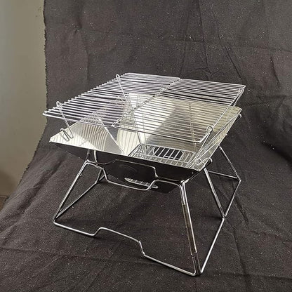 Barbecue Charcoal Grill Outdoor Indoor Barbecue Charcoal Grill Barbecue Grill Camping Wood Stove Stainless Steel Folding Barbecue Grill Charcoal G