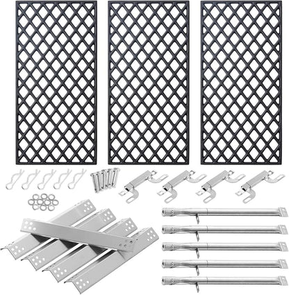 GR2210601-MM-00 Replacement Parts Grill Grates 614714 Flame Tamer 16261 Burner for Members Mark Grill Parts GR2210601-MM-00 09431 crossover Tube GR2210601-MM-00-2 Sam's Club GR2210601MM00 Heat Plates