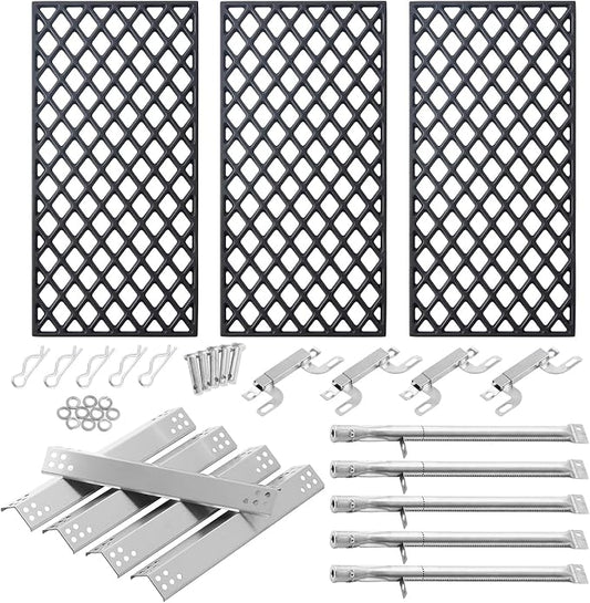 GR2210601-MM-00 Replacement Parts Grill Grates 614714 Flame Tamer 16261 Burner for Members Mark Grill Parts GR2210601-MM-00 09431 crossover Tube GR2210601-MM-00-2 Sam's Club GR2210601MM00 Heat Plates