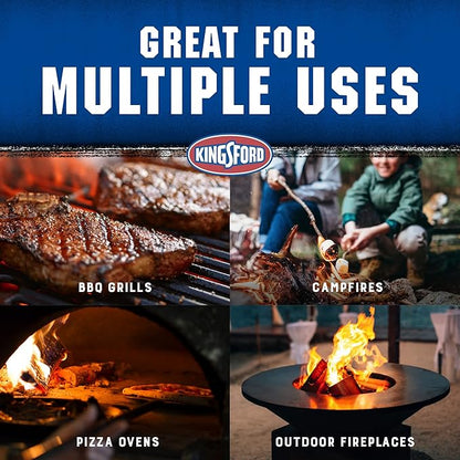 Kingsford Quick Light Fire Starter Rolls,All Natural Hardwood with Paraffin, Water Resistant and Easy Lighting for Charcoal, Pellet Grills, Smokers, Campfires, Outdoor Fireplaces, 32 Count (Pack of 2)