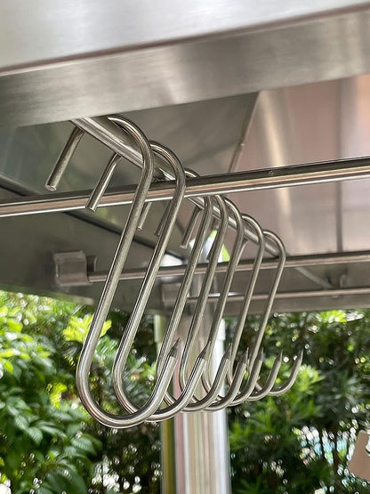 Argentine Wood Fire & Charcoal Grill all Stainless Steel | BBQ02SS