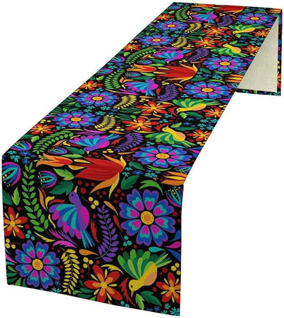 Table Runner for Kitchen Dining Thanksgiving Christmas Baby Wedding Party Decoration Table Decor 13x70 Inch
