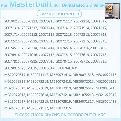 800W Heating Element for Masterbuilt Electric Smoker Replacement Part 30" Digital Grill 9907120011 20071117 MB20071117 MB20073519