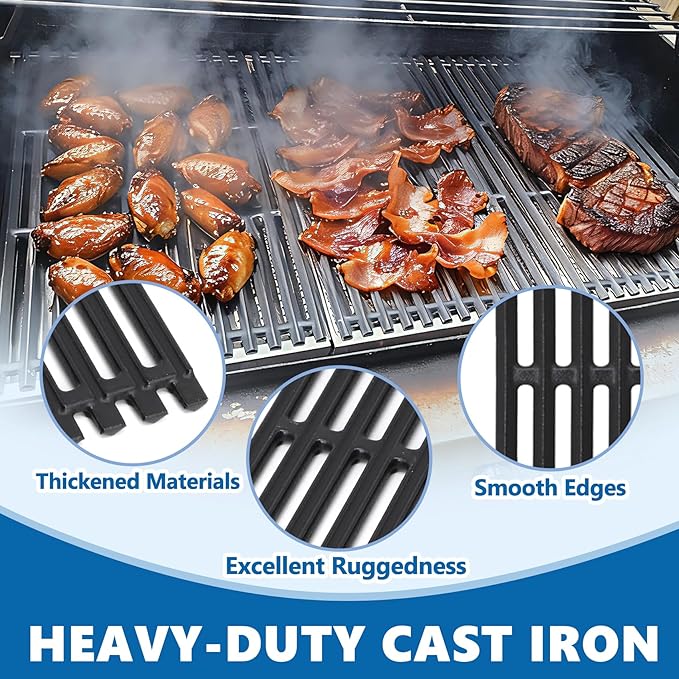 Emitter Plate & Grill Grate 463242516 for Charbroil Commercial Infrared 3 Burner Grills 463242515 466242515 463243016 463367016 466242516 463342620 463346017, Charbroil G474-0017-W1 G466-2400-W1 Parts