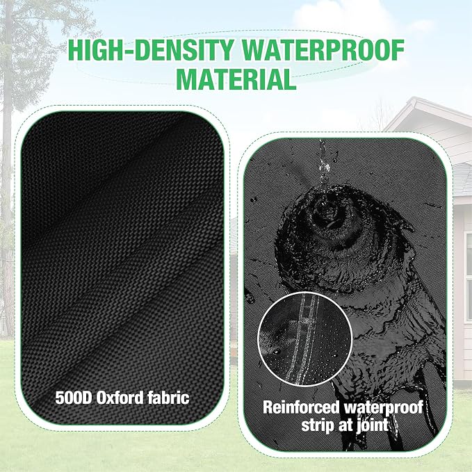 Grill Cover for Blackstone Bronco 28" XL Griddle 2415 | Heavy Duty Waterproof Outdoor griddle cover 85 Inch for 3 Burner Vertical Pellet Smoker Combo 2415-86"L x 25"W x 35"H(Black)