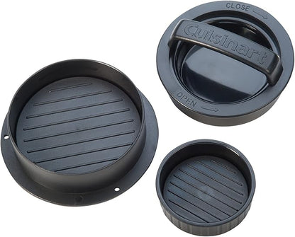 Cuisinart 3-in-1 Stuffed Burger Press, Non-Stick Burger Stuffer Hamburger Patty Maker, Patty Maker Grill Accessory for Outdoor Cooking, BBQ, Tailgates, Camping