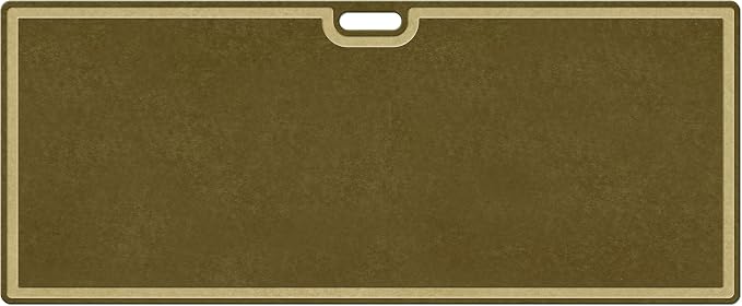 Epicurean 47.5 Inch Big Game Cutting Board | Professional grade wood fiber butcher block in natural color with easy-carry handle for tailgating and large tasks