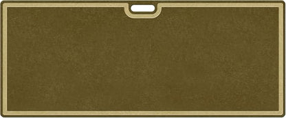 Epicurean 47.5 Inch Big Game Cutting Board | Professional grade wood fiber butcher block in natural color with easy-carry handle for tailgating and large tasks