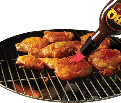 Jokari Crazy But It Works Silicone Bottletop BBQ Baster, Black, 3-Pack