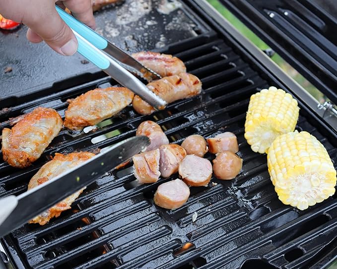 Cast Iron Cooking Grate and Grill Griddle 7034 for Weber Traveler Portable Gas Grill, Replacement Parts for Weber 9010001 9020001 9030001 9013001 Stealth Edition Traveler Portable Accessories
