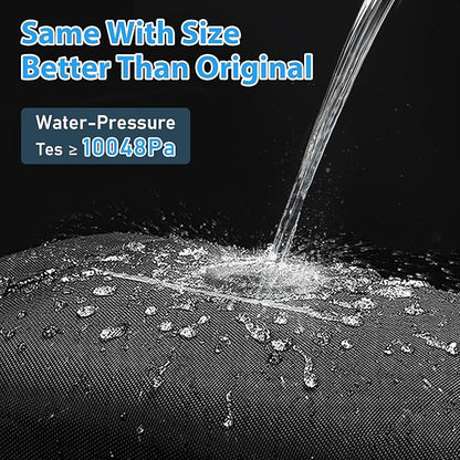 Utheer 65 Inch Barbecue Grill Cover, Heavy Duty Waterproof Charcoal Gas Grill Cover, Special Fade and UV Resistant Material, All Weather Protection, for Weber Char-Broil Nexgrill Brinkmann and More
