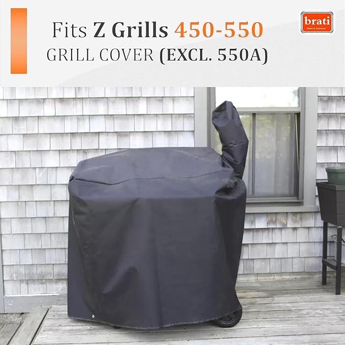 Grill Cover for Z Grills 450 Series,550B/550B2/550B4/550C Pellet Smoker,49 Inch Z Grills Pellet Grill Cover Accessories
