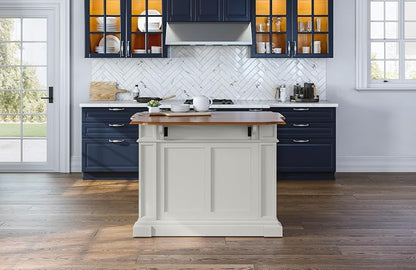 homestyles Americana Off-White Kitchen Island