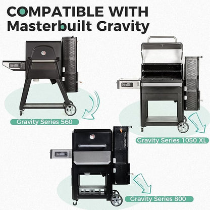 2 Pack 9904190041 Hopper Lid Door Switch Kit Replacement for Masterbuilt Gravity Series 560/800/1050 XL & Digital Charcoal Grill & Smokers with Mounting Screws