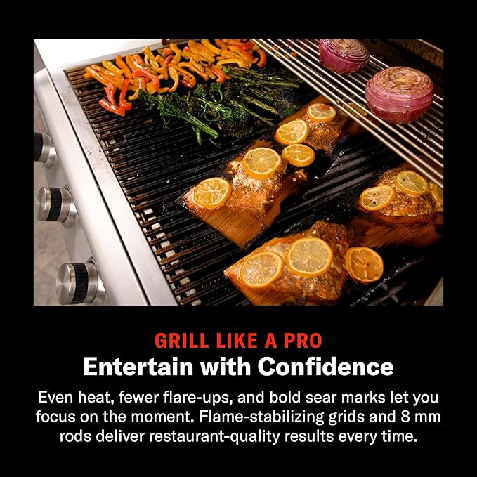Blaze Prelude LBM Built-In Natural Gas Grill | 25-Inch 3-Burner BBQ with 42,000 BTUs | 304 Stainless Steel Construction | Flame Stabilizing Grids | BLZ-3LBM-NG