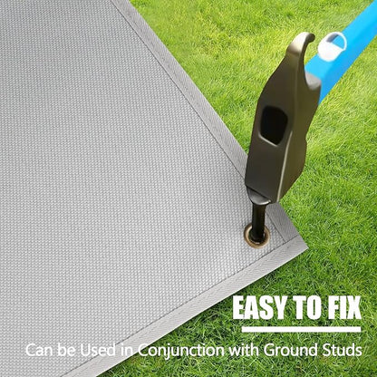 Grill Mats for Outdoor Grill Compatible with Blackstone 28 & 36in to Protect Deck and Patio, Fireproof BBQ Mat, Griddle Accessories Compatible with Blackstone Griddle, 60x48x0.04in, Grey