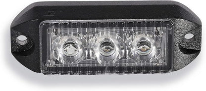 Ledqusa TIR 3 watt 3 LED Emergency Vehicle Grill Warning Light Head (Blue)
