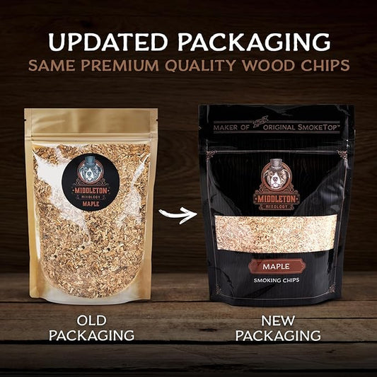 SmokeTop® 4oz Bag - Cocktail Smoker Chips for Old Fashioned Cocktails, Whiskey, & Bourbon - by Middleton Mixology Made in The USA (800 uses) (Maple)