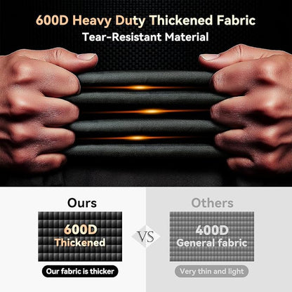 Waterproof Full-Length All Weather Grill Cover Accessory for Traeger Woodridge Pellet Grill and Smoker TFB86MLH,Tear & Fade Resistant Windproof Grill Cover with Buckle,Drawstring,Black